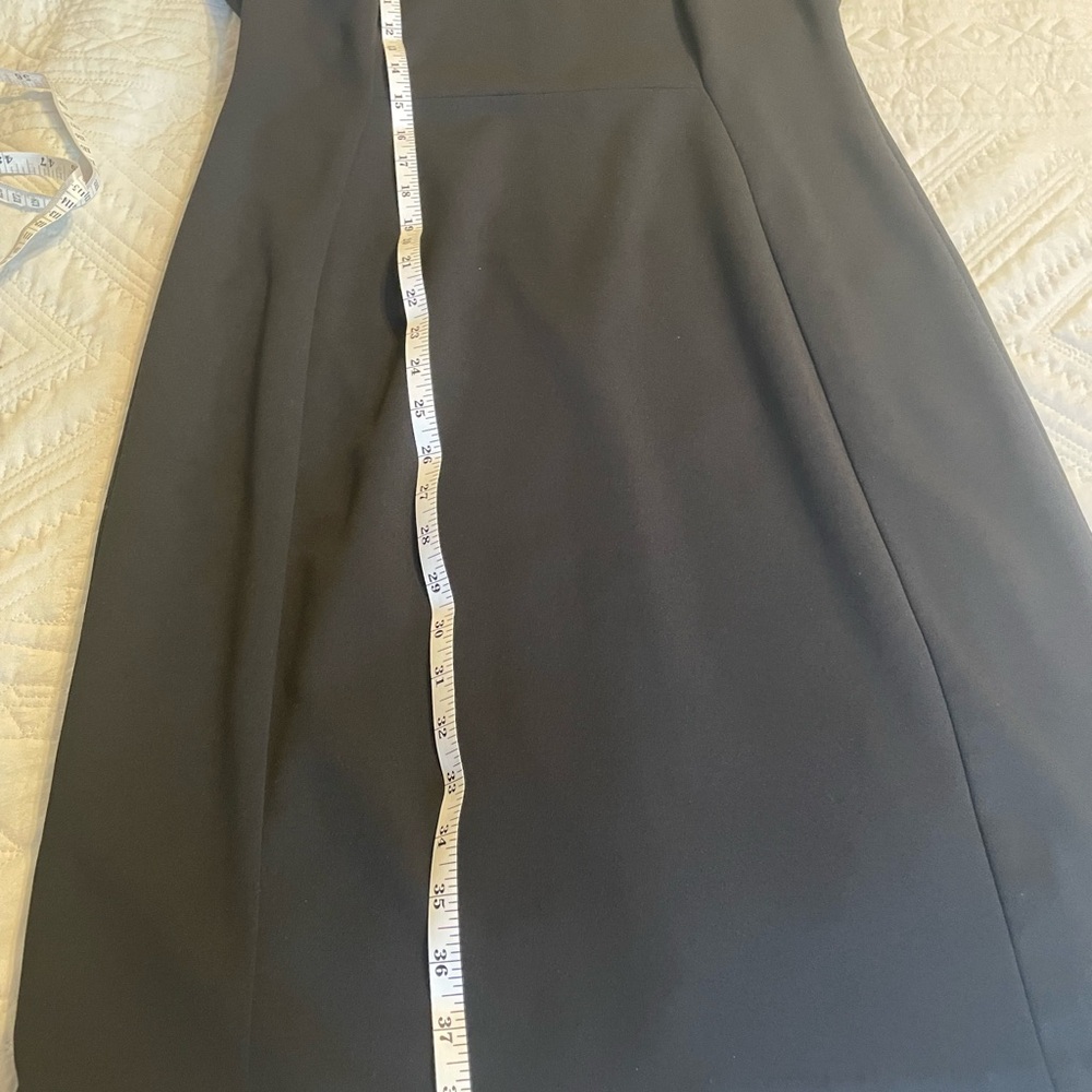 Calvin Klein Black Mini Dress with Bow Detail - Picture 9 of 9